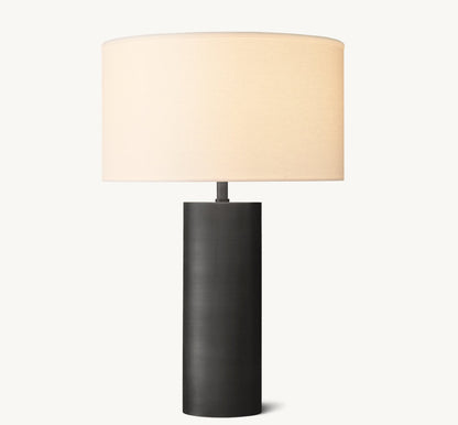 SAREZZO METAL CYLINDRICAL TABLE LAMP