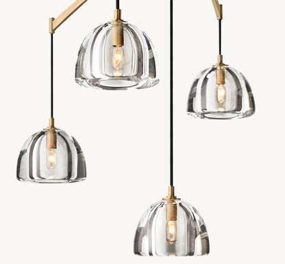 HEMISPHERE LINEAR CHANDELIER 72"