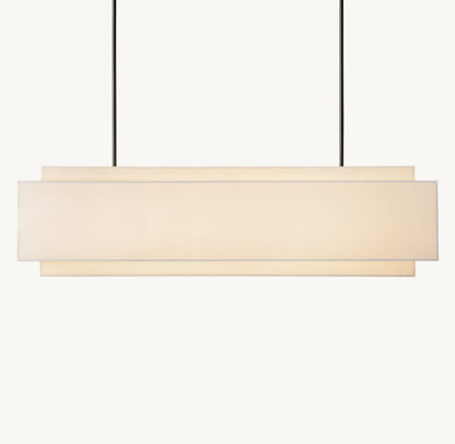ÉCHELON RECTANGULAR CHANDELIER 63"
