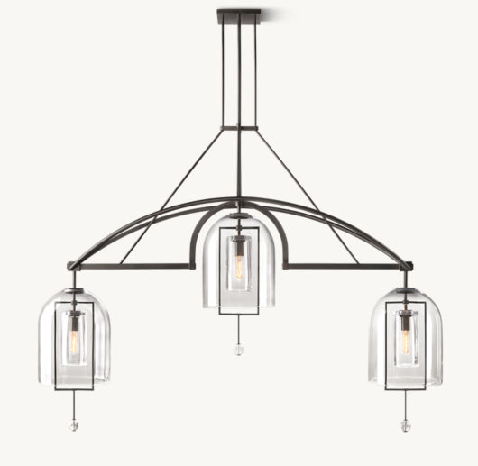 FULCRUM GRAND LINEAR CHANDELIER 73"