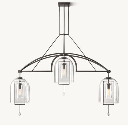 FULCRUM GRAND LINEAR CHANDELIER 73"