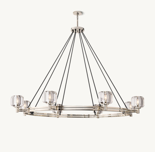 DEMARET ROUND CHANDELIER 60"