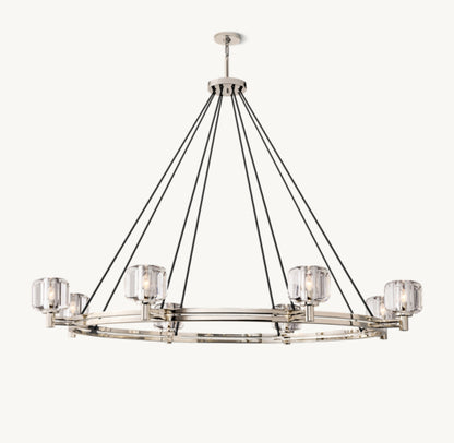 DEMARET ROUND CHANDELIER 60"