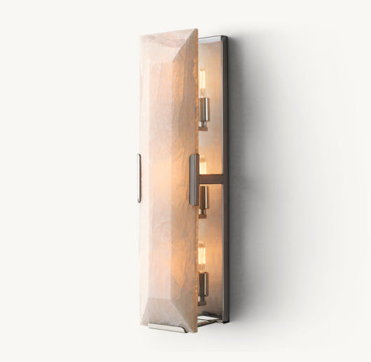 HARLOW CALCITE LINEAR SCONCE