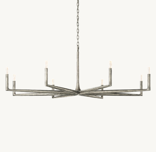 THADDEUS ROUND CHANDELIER 72"