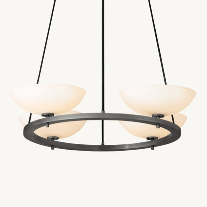 VERNET ROUND CHANDELIER 36"