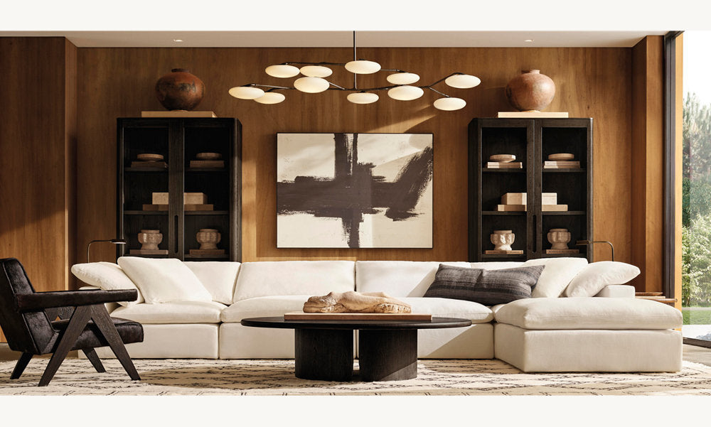 BRINDILLE TWO-TIER CHANDELIER 65"