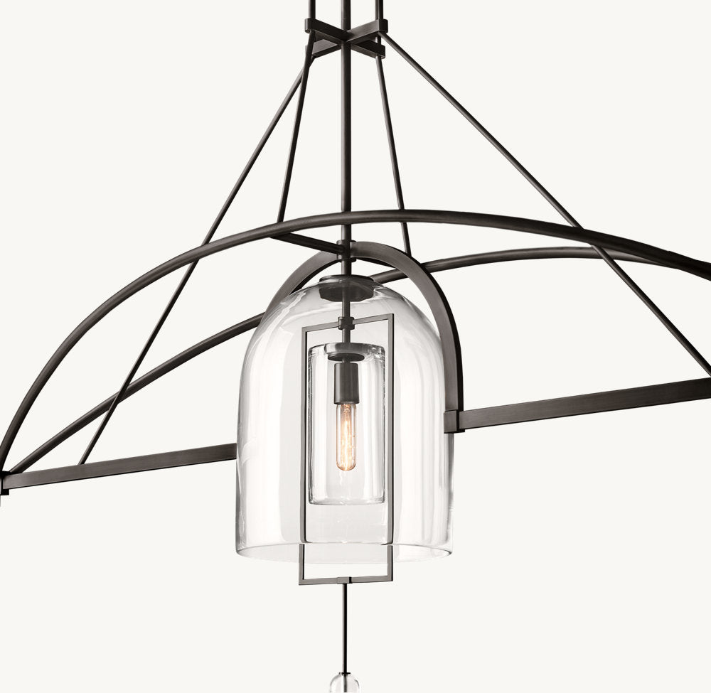 FULCRUM GRAND LINEAR CHANDELIER 85"