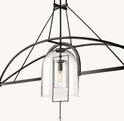 FULCRUM GRAND LINEAR CHANDELIER 85"