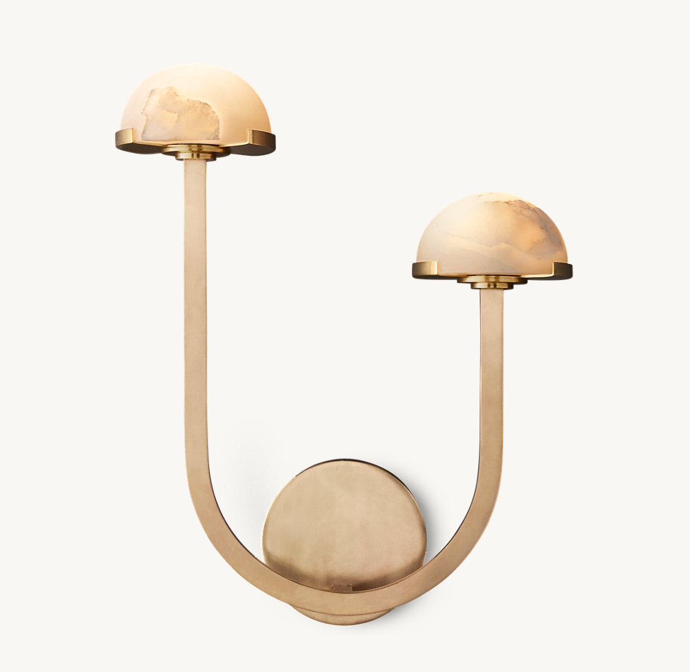 PEDRA DOUBLE SCONCE - RIGHT