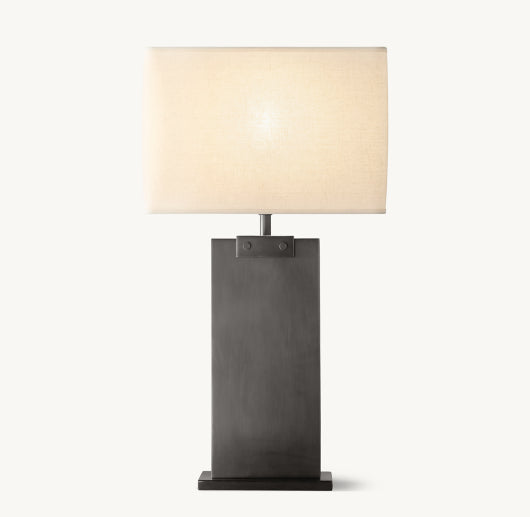 RECTANGULAR COLUMN TABLE LAMP