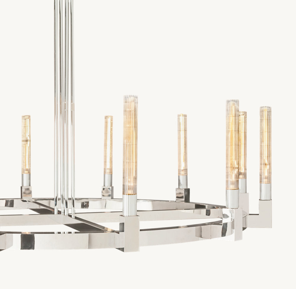 CANNELE ROUND CHANDELIER 48"