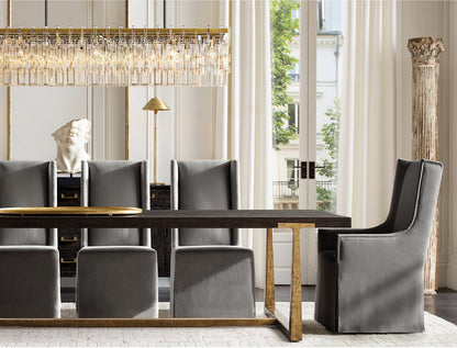 MARIGNAN TIERED RECTANGULAR CHANDELIER 60"