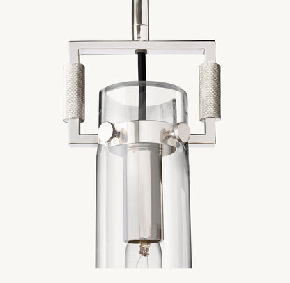 MACHINIST GLASS CYLINDER PENDANT