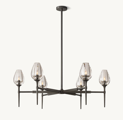 TULIP ROUND CHANDELIER 42"