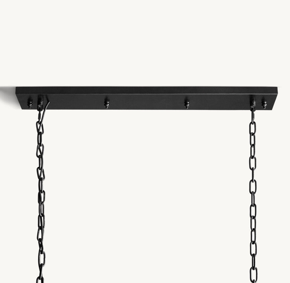 RHYS RECTANGULAR CHANDELIER 49"