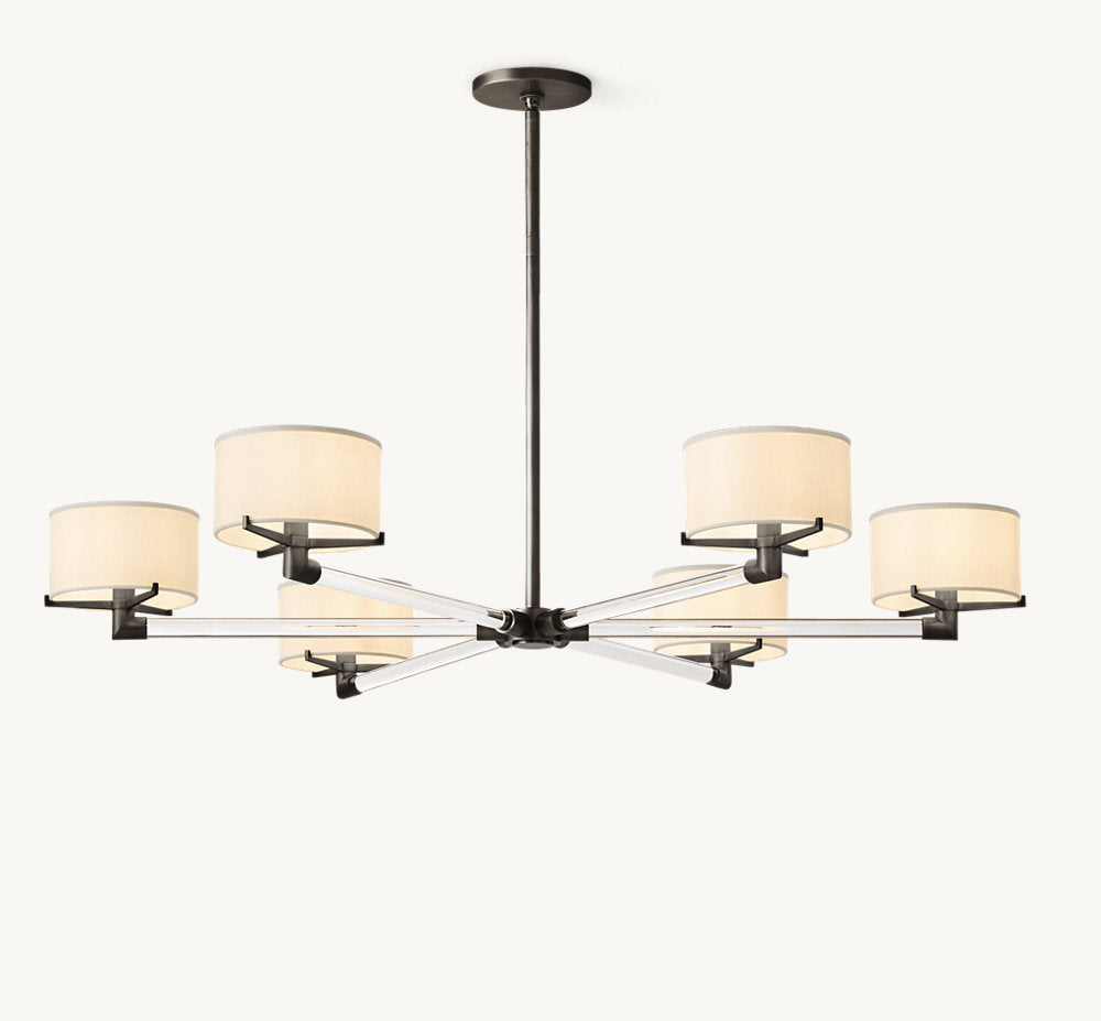 TRUMAN ROUND CHANDELIER 48"