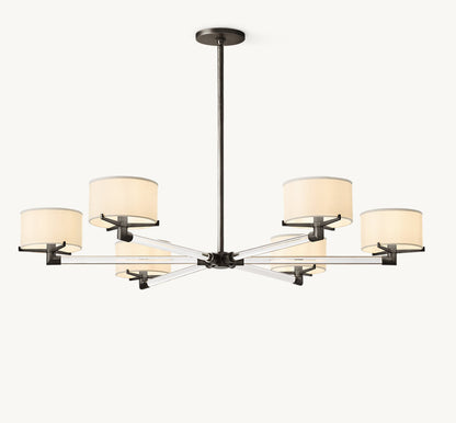 TRUMAN ROUND CHANDELIER 48"