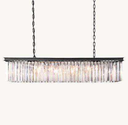 RHYS RECTANGULAR CHANDELIER 49"