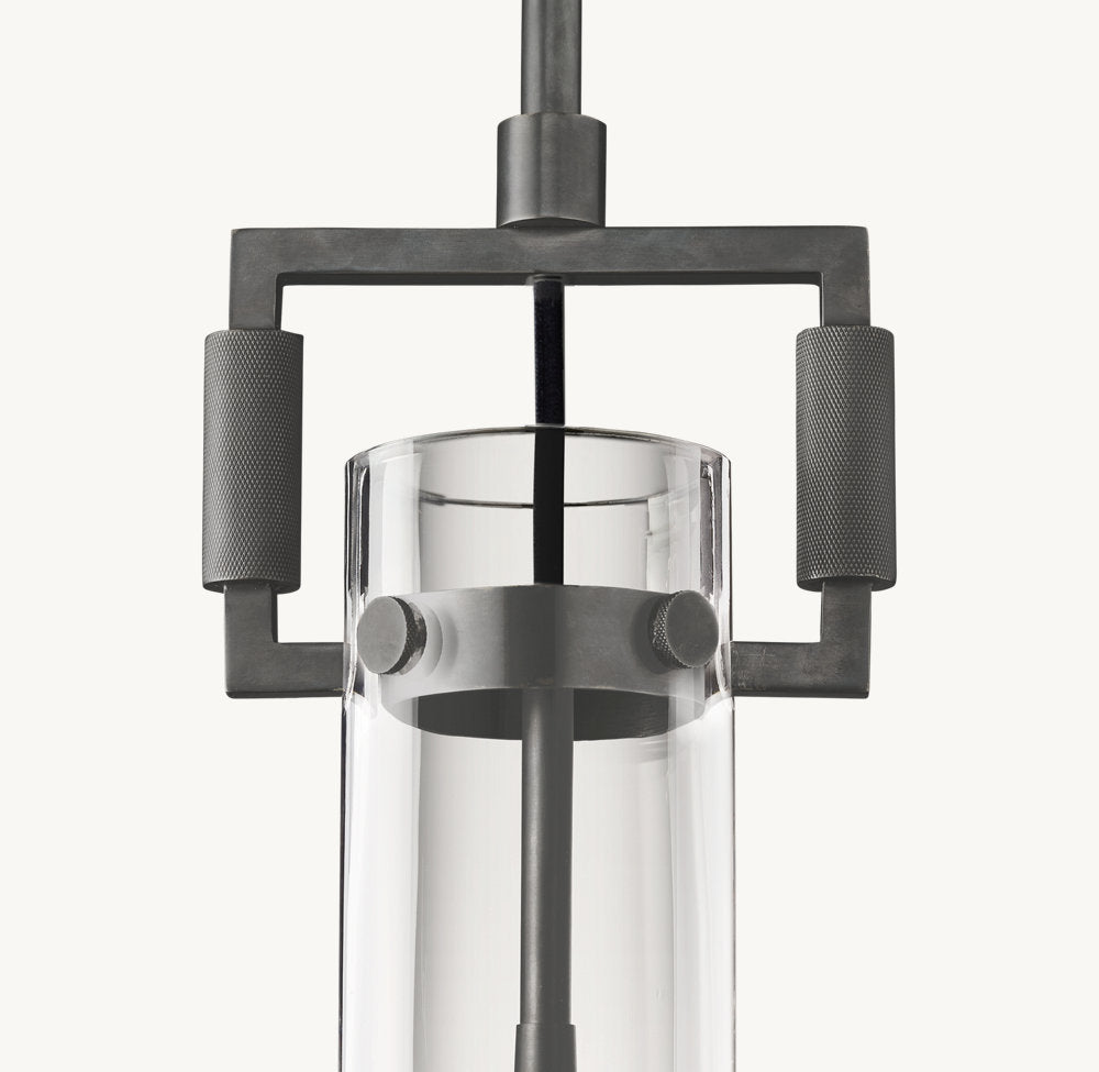 MACHINIST GLASS CYLINDER PENDANT