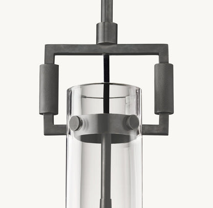 MACHINIST GLASS CYLINDER PENDANT