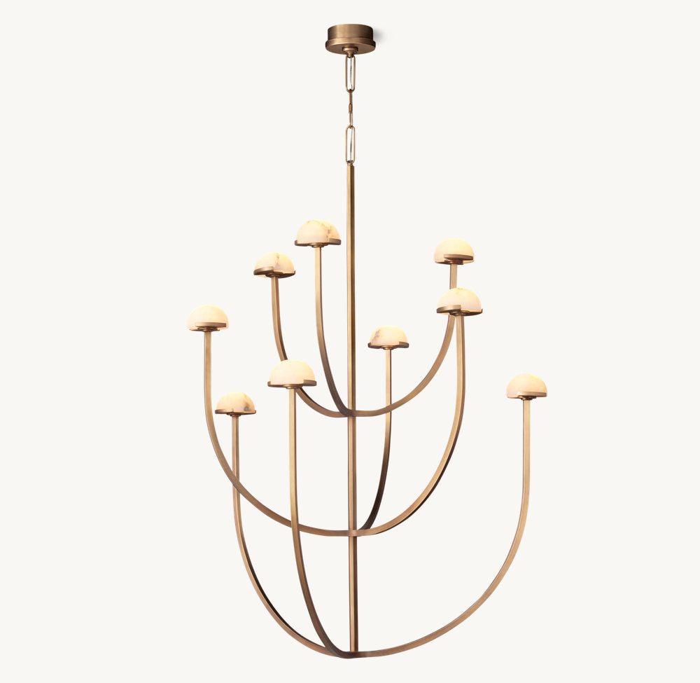 PEDRA ROUND CHANDELIER 40"