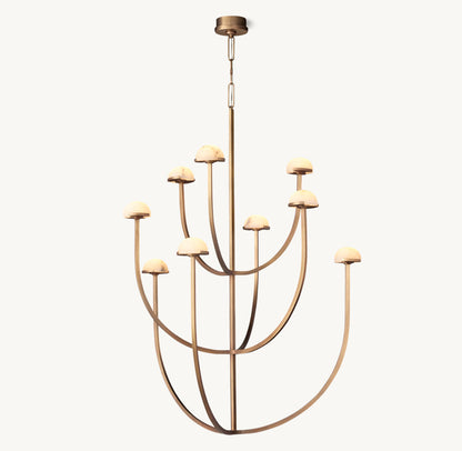 PEDRA ROUND CHANDELIER 40"