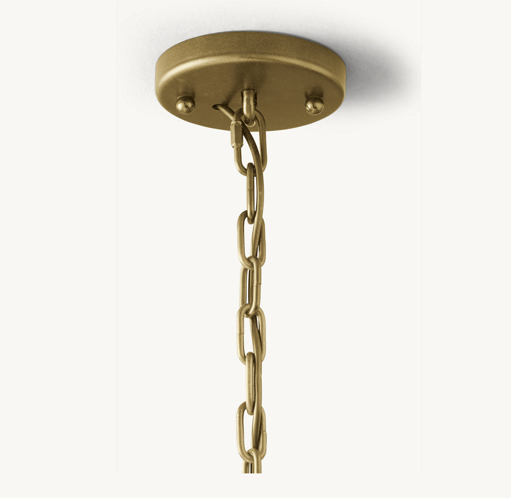 HARLOW CRYSTAL ROUND CHANDELIER 19"