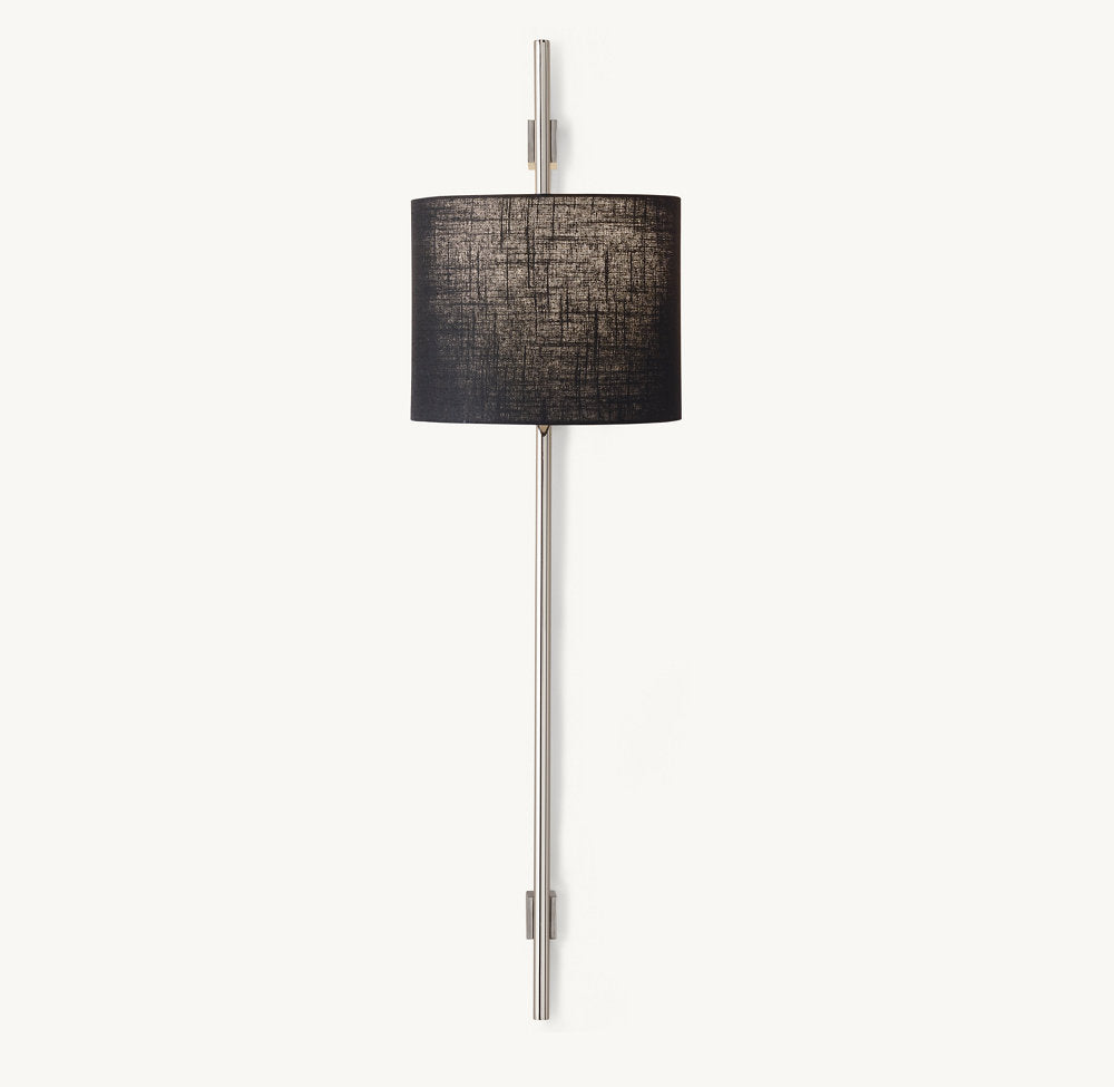 VELA ROUND BAR SCONCE - ROUND SHADE