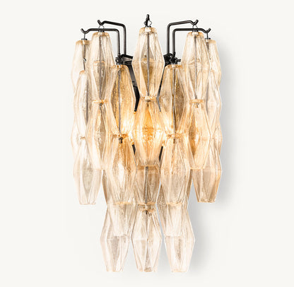 CHIARA CLEAR GLASS SCONCE