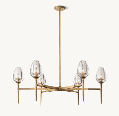 TULIP ROUND CHANDELIER 42"