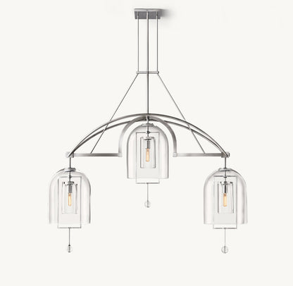FULCRUM GRAND LINEAR CHANDELIER 61"