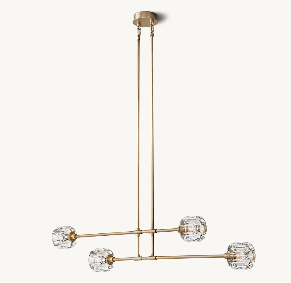 DEMARET MOBILE LINEAR CHANDELIER 54"