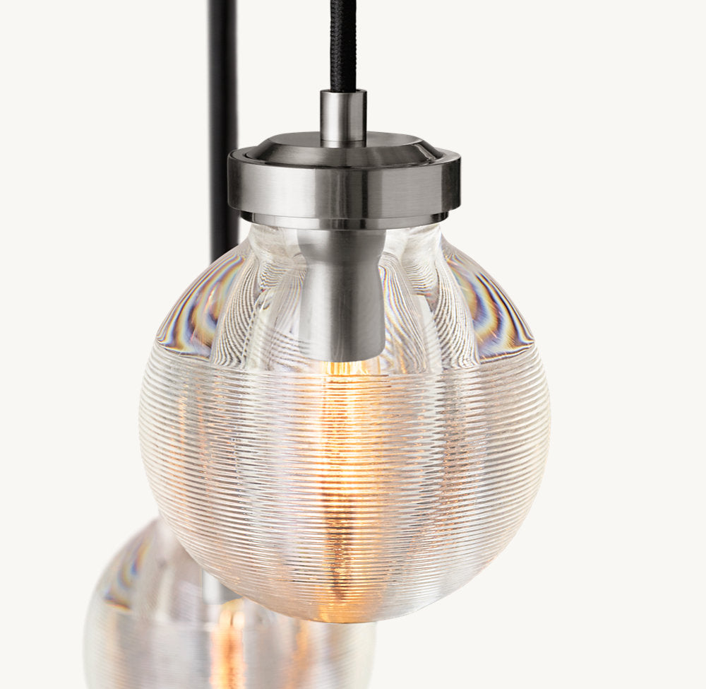 PEARL ROUND CHANDELIER 48"