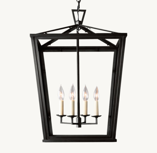 19TH C. ENGLISH OPENWORK OUTDOOR PENDANT