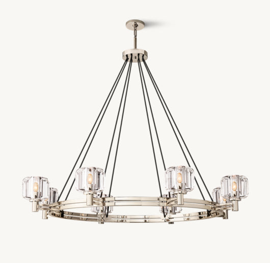 DEMARET ROUND CHANDELIER 48"