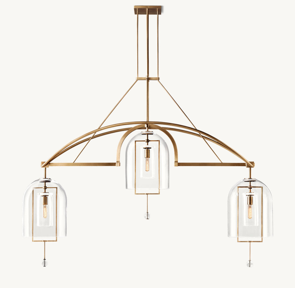 FULCRUM GRAND LINEAR CHANDELIER 73"