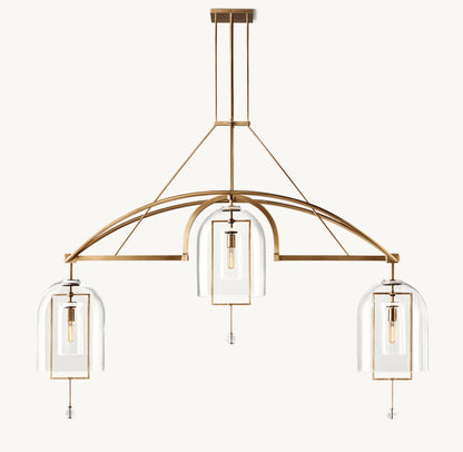 FULCRUM GRAND LINEAR CHANDELIER 73"
