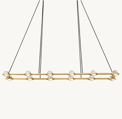 ÉCLATANT RECTANGULAR CHANDELIER 72"