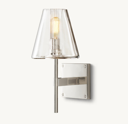 FULHAM GLASS SHADE SCONCE