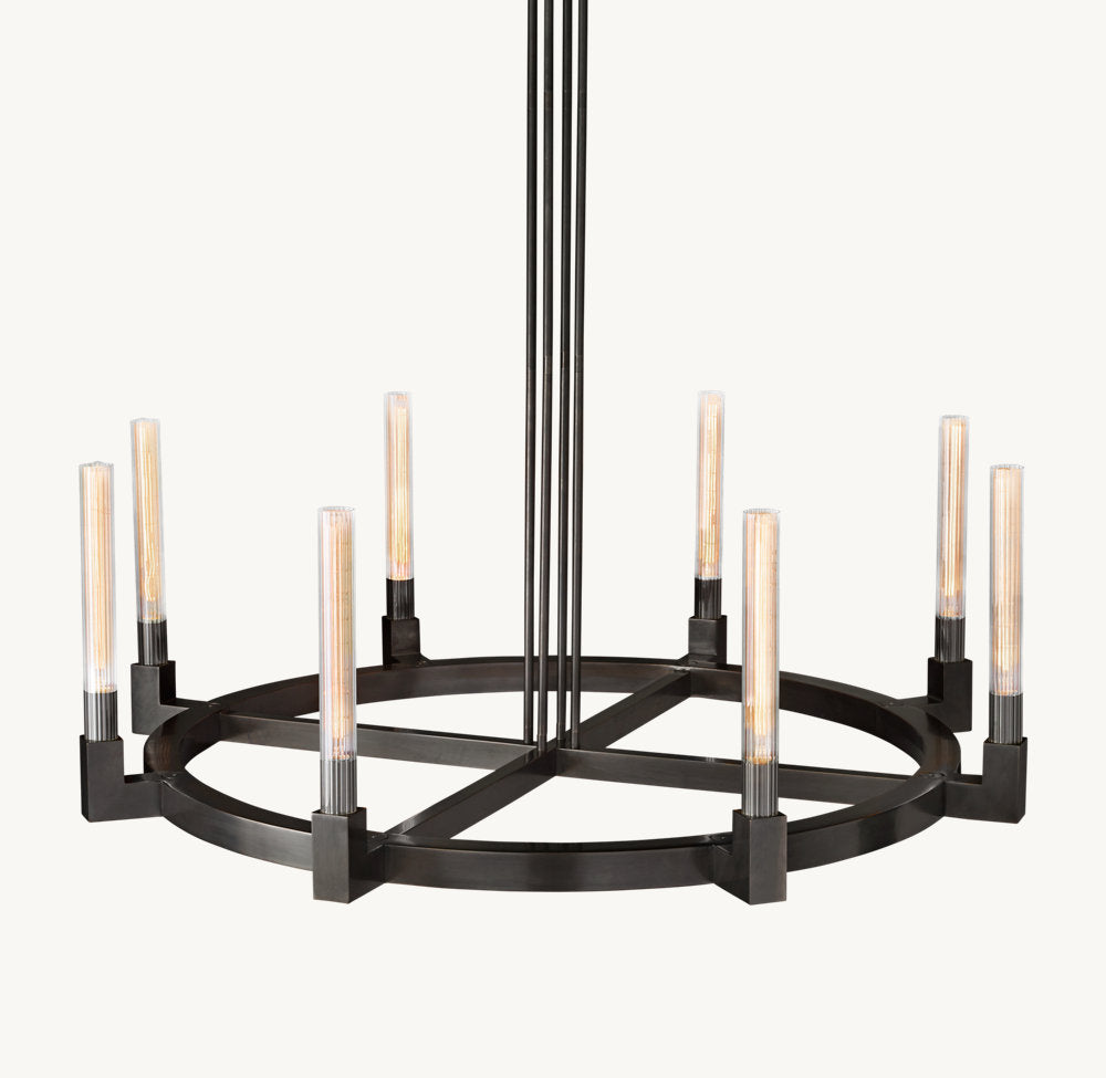 CANNELE ROUND CHANDELIER 48"