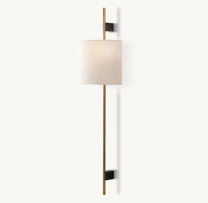 VELA ROUND BAR SCONCE - ROUND SHADE