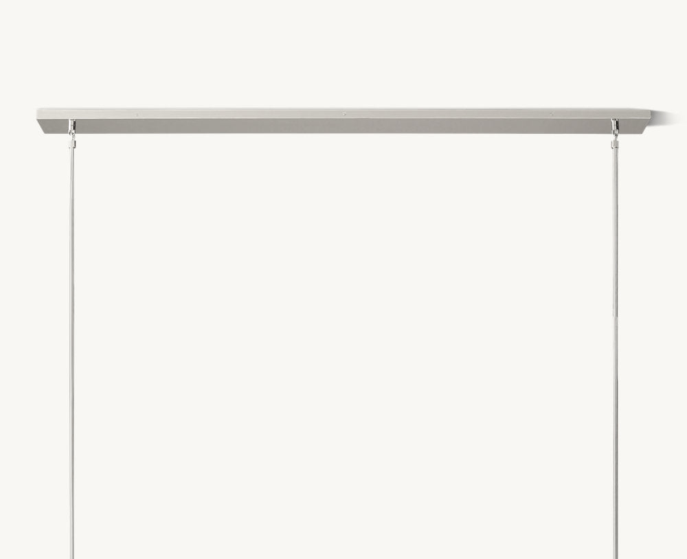 BOULE DE CRISTAL CLEAR GLASS LINEAR CHANDELIER 60"