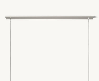 BOULE DE CRISTAL CLEAR GLASS LINEAR CHANDELIER 60"