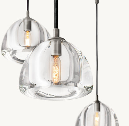 HEMISPHERE ROUND CHANDELIER 36"