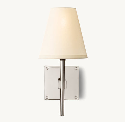 FULHAM LINEN SHADE SCONCE