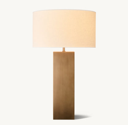 SAREZZO METAL SQUARE TABLE LAMP