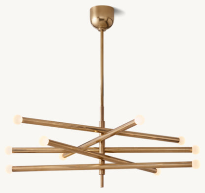ROUSSEAU 10-LIGHT MOBILE ORB CHANDELIER