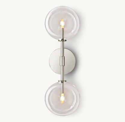 GLASS GLOBE LINEAR SCONCE