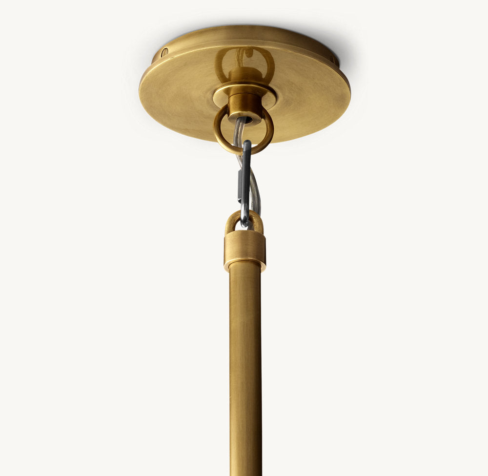 BOULE DE CRISTAL SMOKE GLASS OVAL CHANDELIER 72"